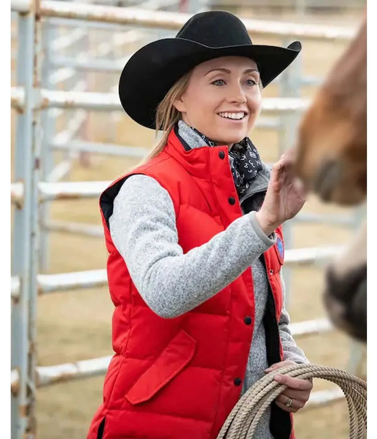 Heartland S14 Amy Fleming Red Vest
