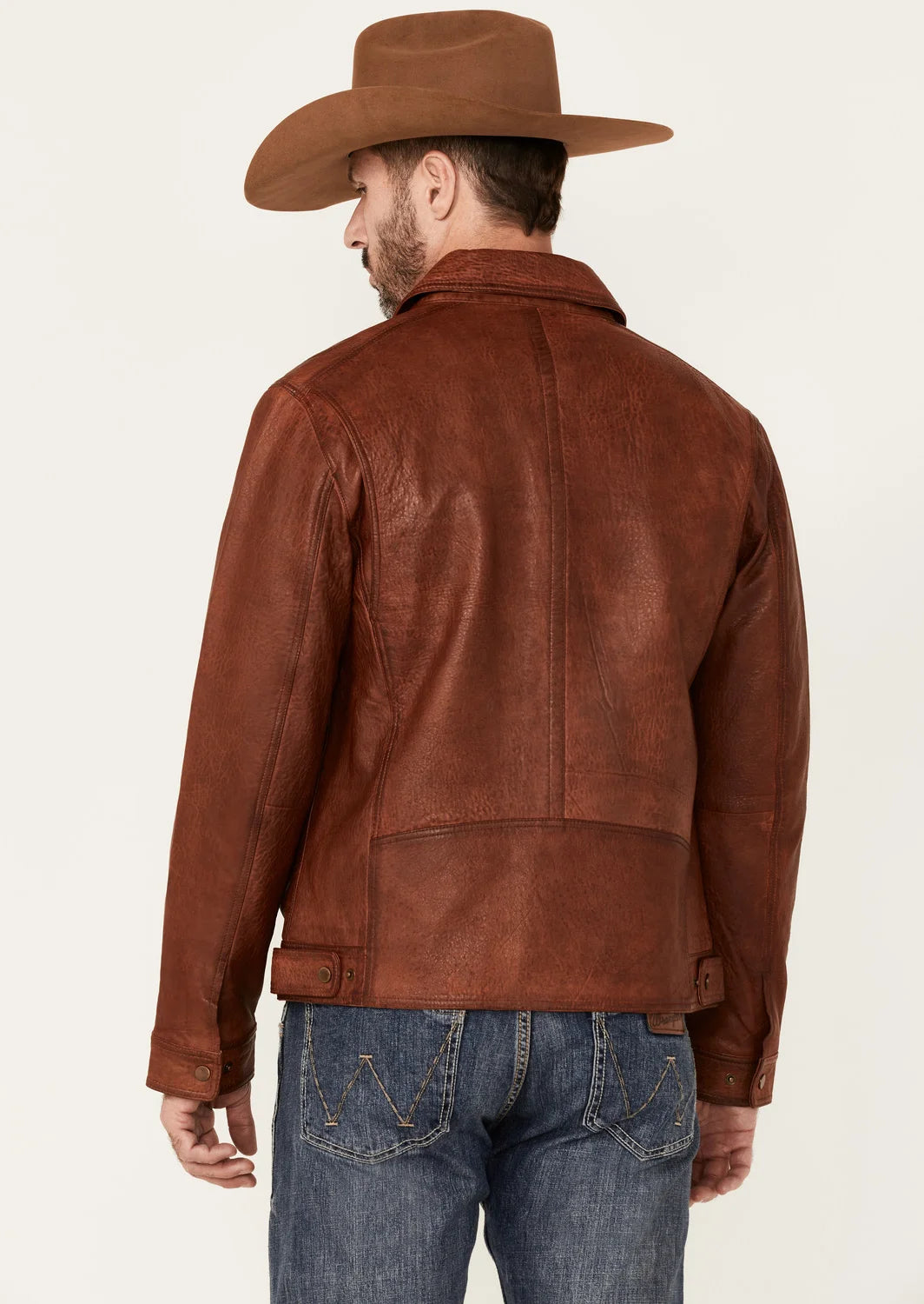 Convoy Rugged Lamb Leather Jacket