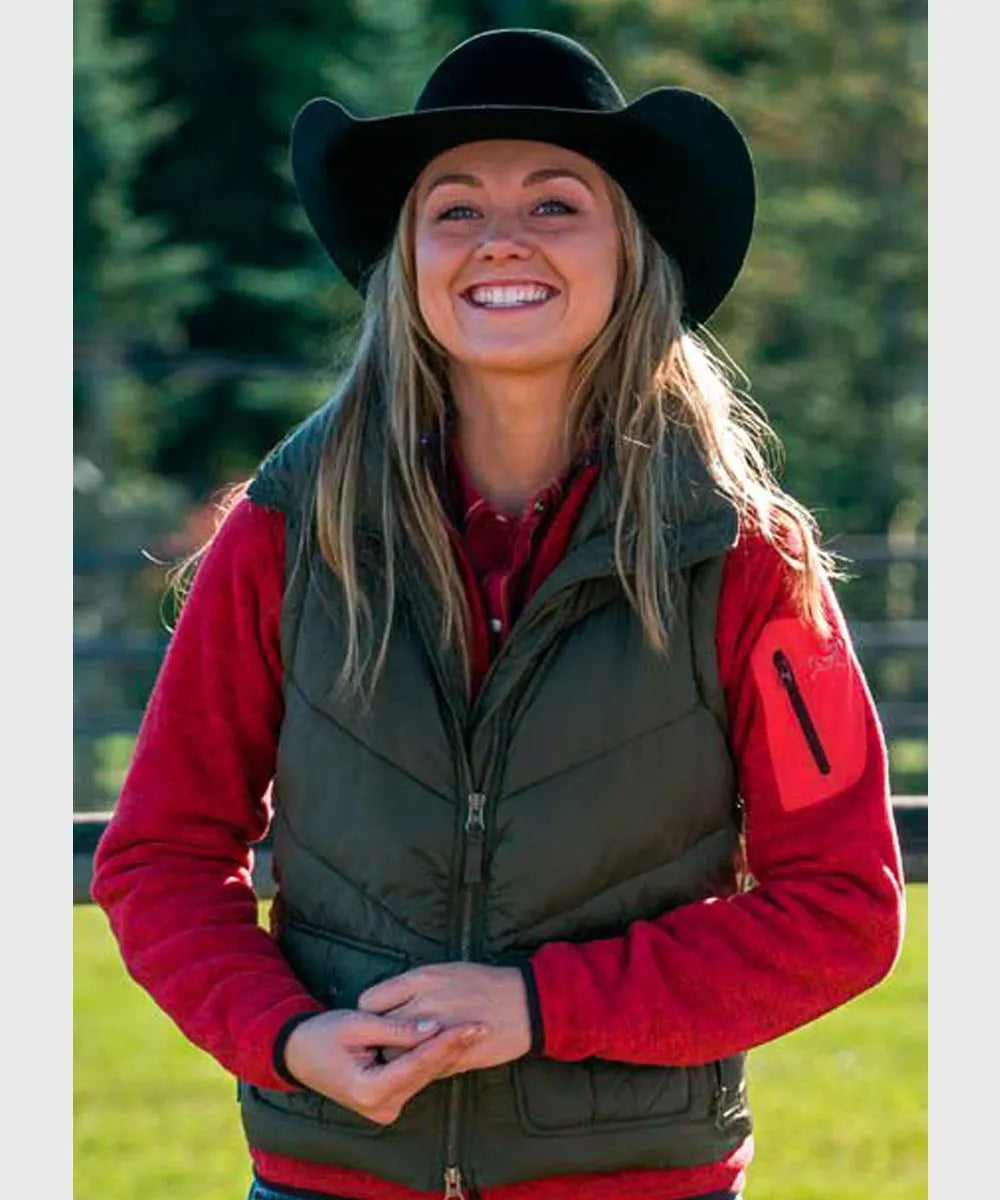 Heartland Amber Marshall Green Vest