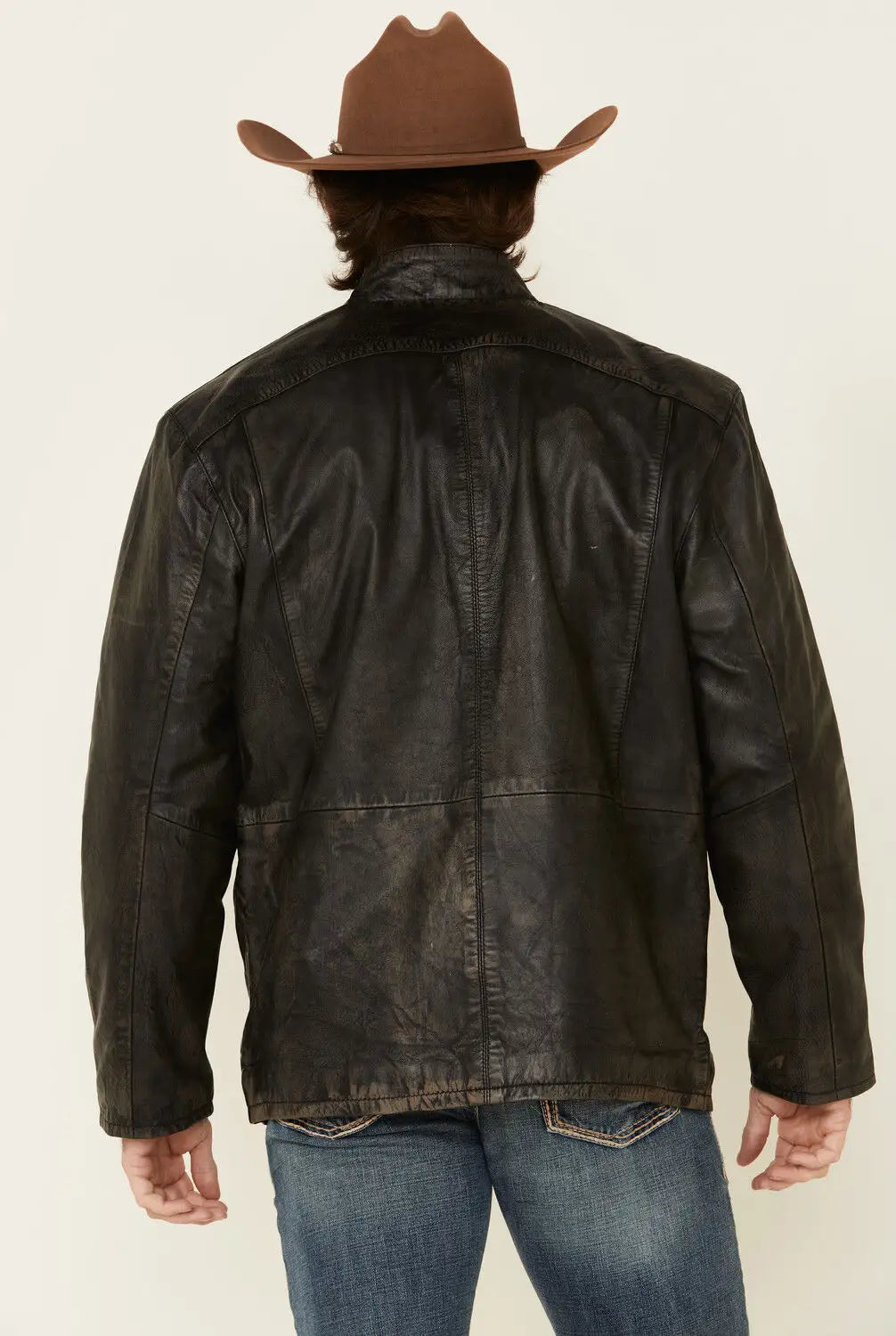 Coffmen Black Lamb Leather Jacket