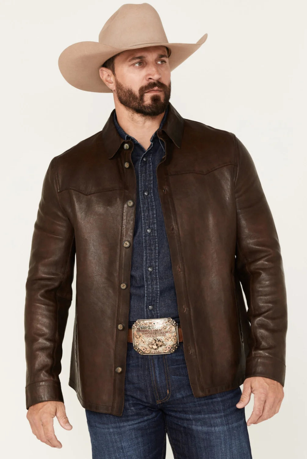 Class Smith Western Leather Jacket