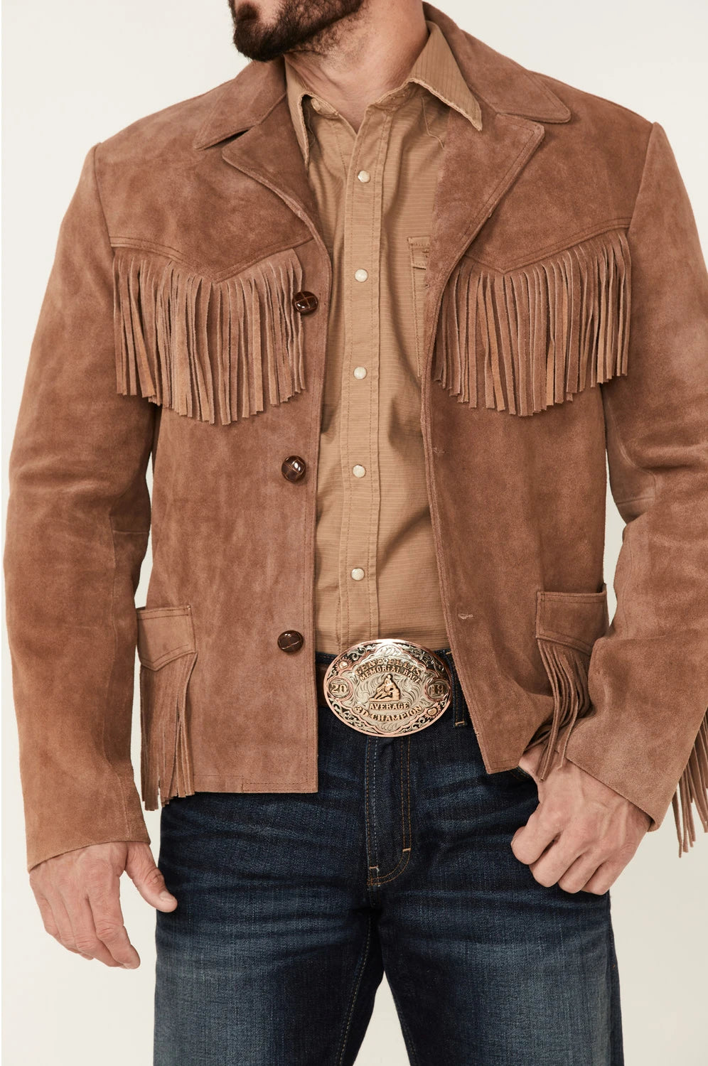 The Giant Fringe Suede Leather Jacket