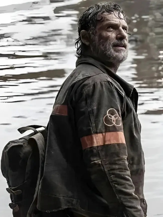 The Walking Dead S10 Ending Rick Grimes Leather Jacket