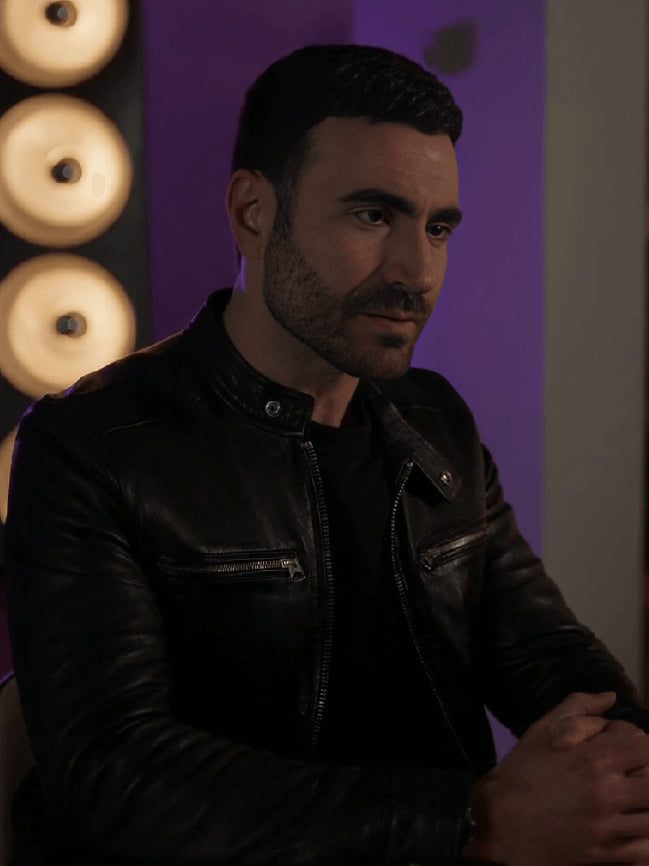Brett Goldstein Ted Lasso S02 Roy Kent Leather Jacket
