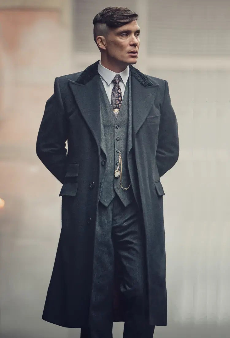 Thomas Shelby Peaky Blinders Black Coat