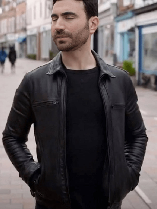 Brett Goldstein Ted Lasso S02 Roy Kent Leather Jacket