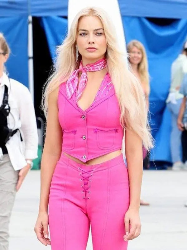 Margot Robbie Barbie Pink Vest