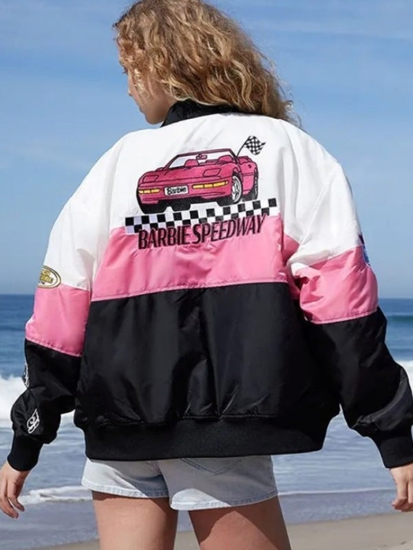 Barbie Motorcycle Racer Parachute Jacket