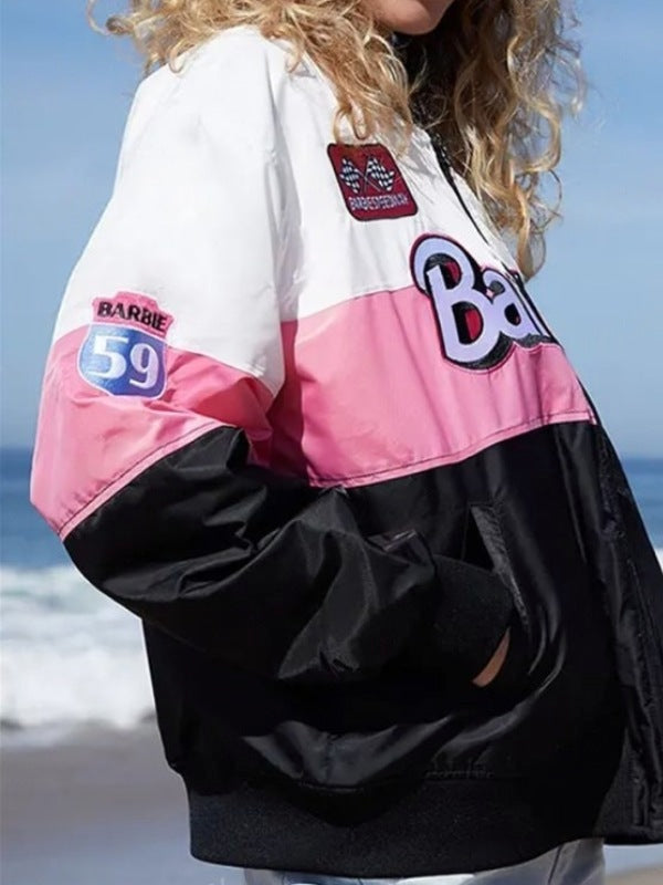 Barbie Motorcycle Racer Parachute Jacket