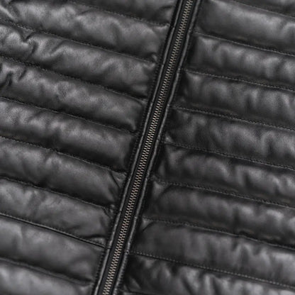 Bridger Mens Leather Down Jacket