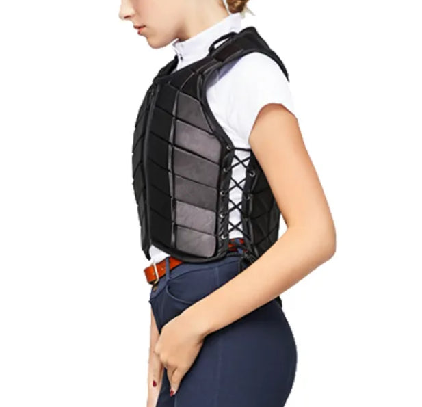 Heartland Amber Marshall Black Leather Vest