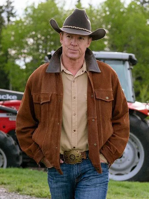 Heartland Tim Fleming Brown Leather Jacket