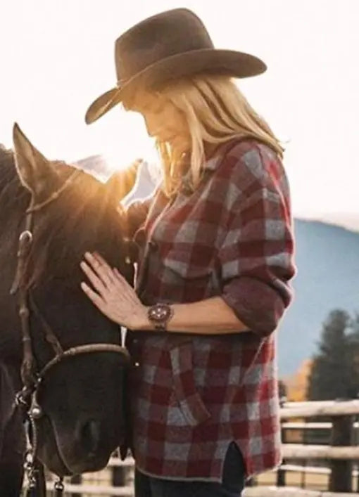 Yellowstone Beth Dutton Plaid Coat