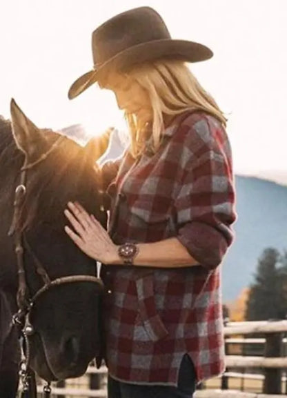 Yellowstone Beth Dutton Plaid Coat