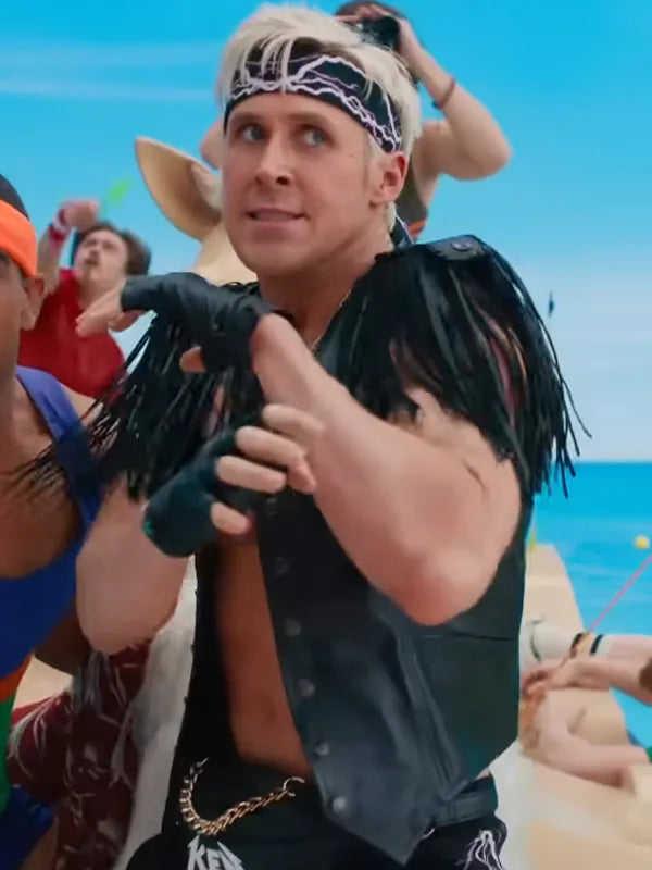 Ryan Gosling Barbie Black Vest