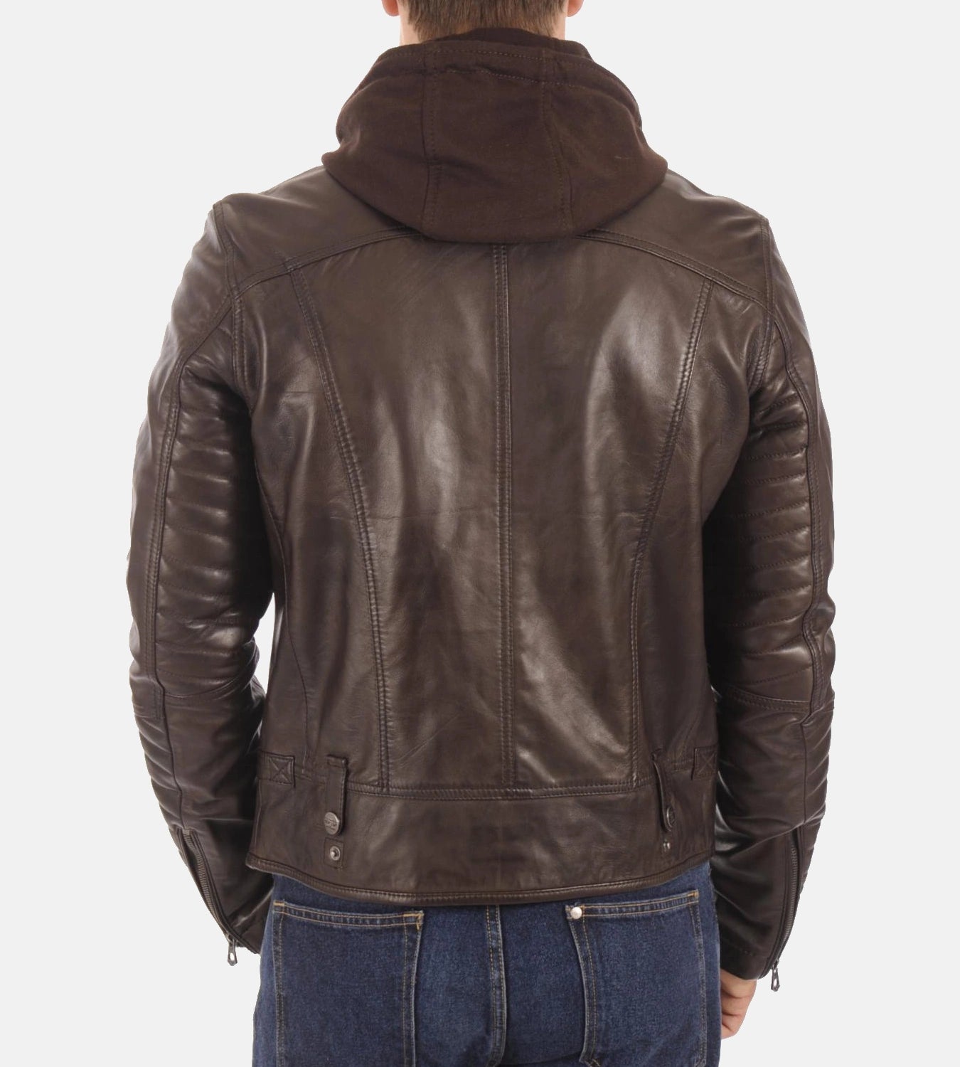 Men’s Kirill Brown Genuine Leather Jacket