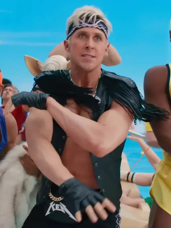 Ryan Gosling Barbie Black Vest