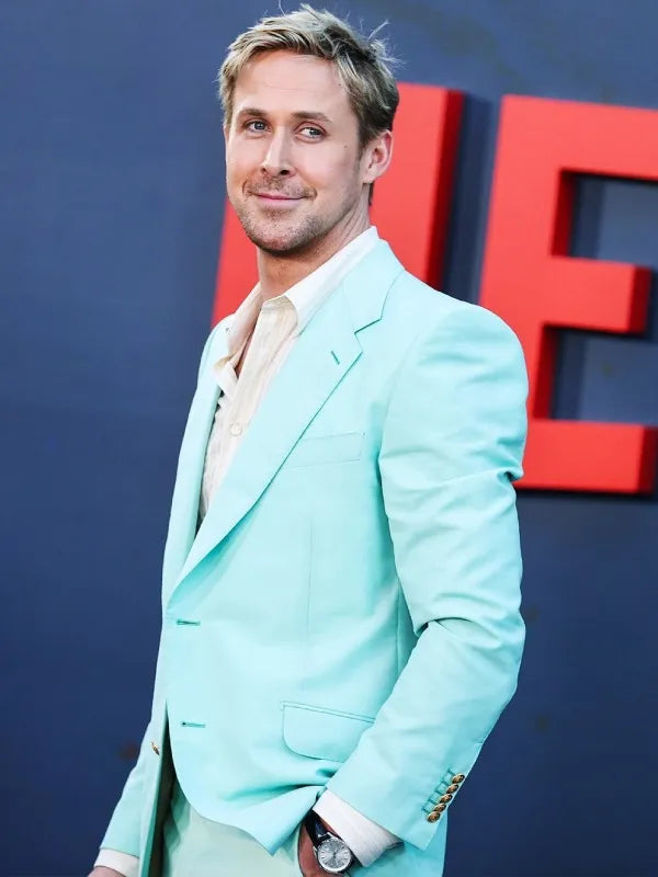 Ryan Gosling Barbie Blue Blazer