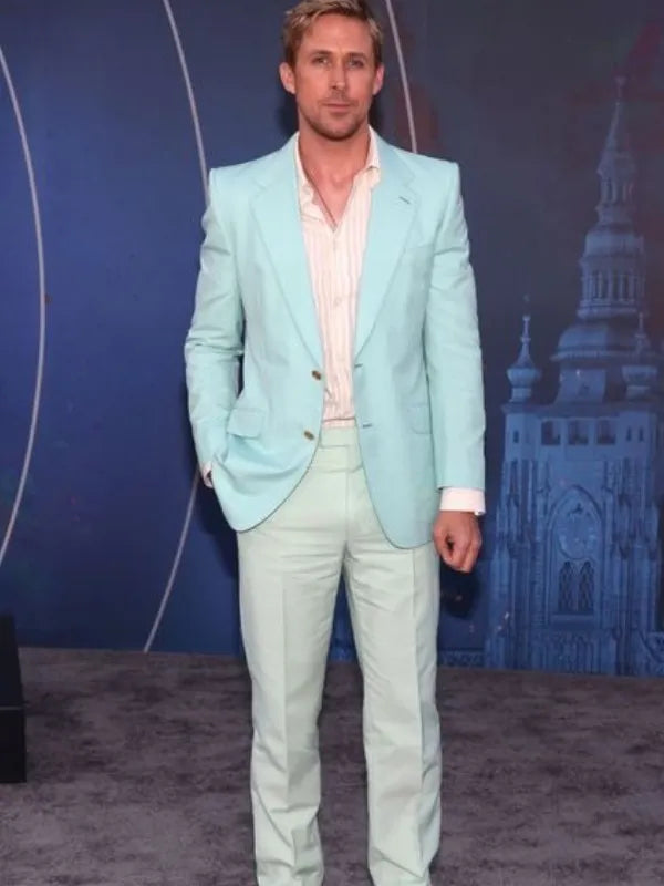 Ryan Gosling Barbie Blue Blazer