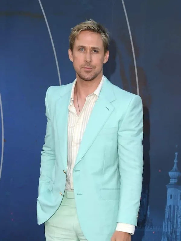 Ryan Gosling Barbie Blue Blazer