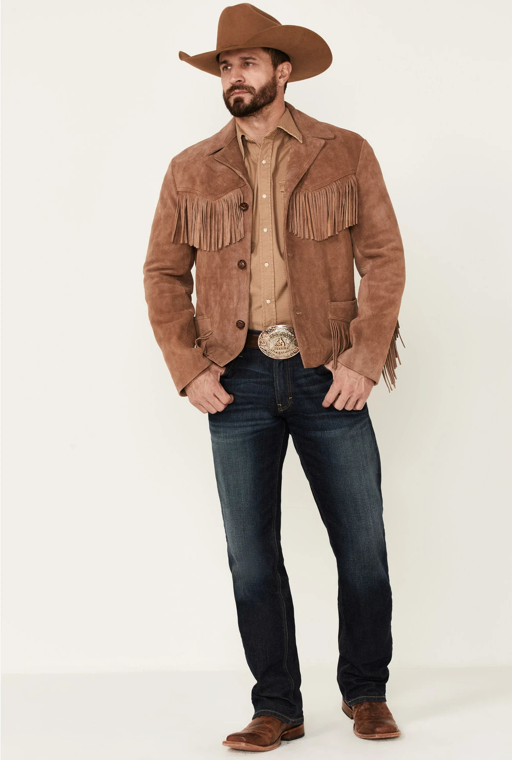The Giant Fringe Suede Leather Jacket