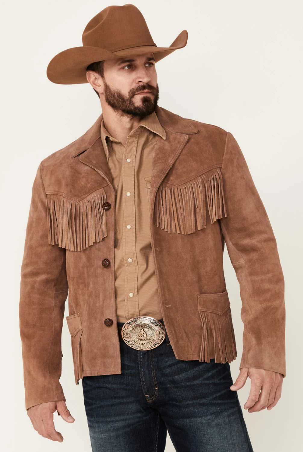 The Giant Fringe Suede Leather Jacket