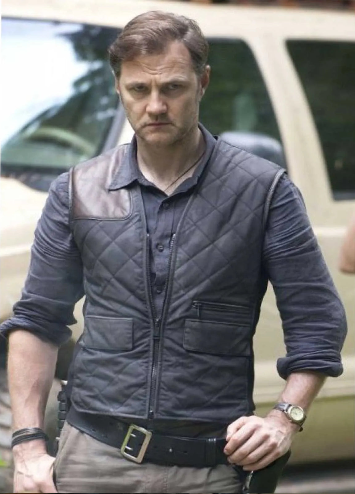The Walking Dead Governor Quilted Vest