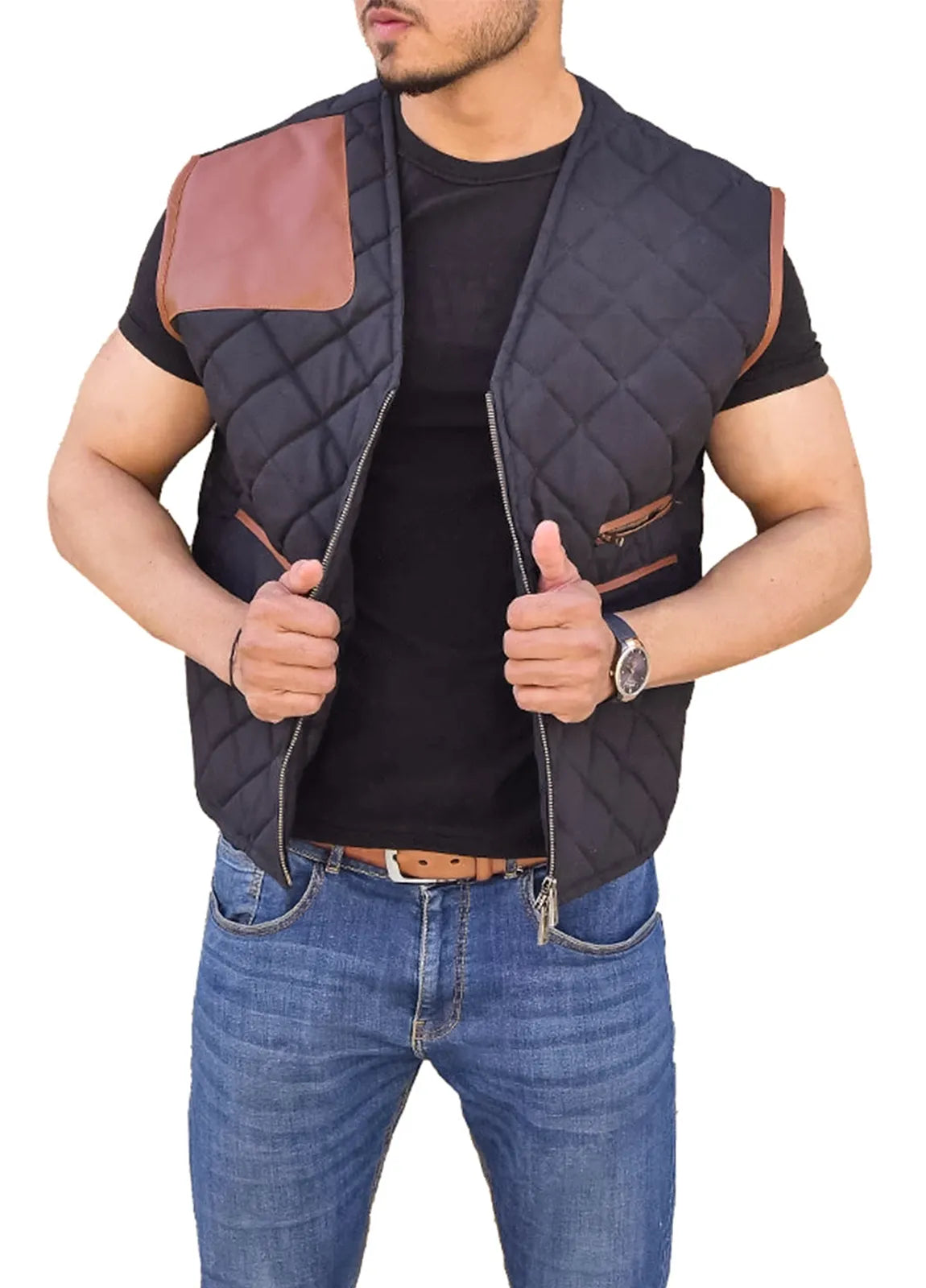 The Walking Dead Governor Quilted Vest