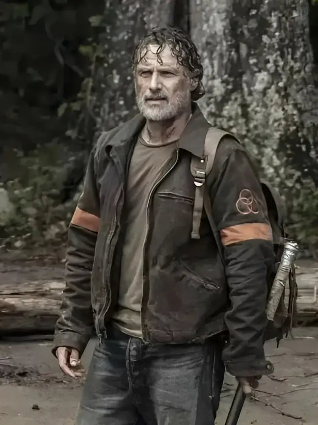 The Walking Dead S10 Ending Rick Grimes Leather Jacket