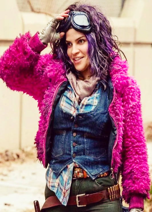 The Walking Dead Season 10 Princess Sherpa Pink Jacket
