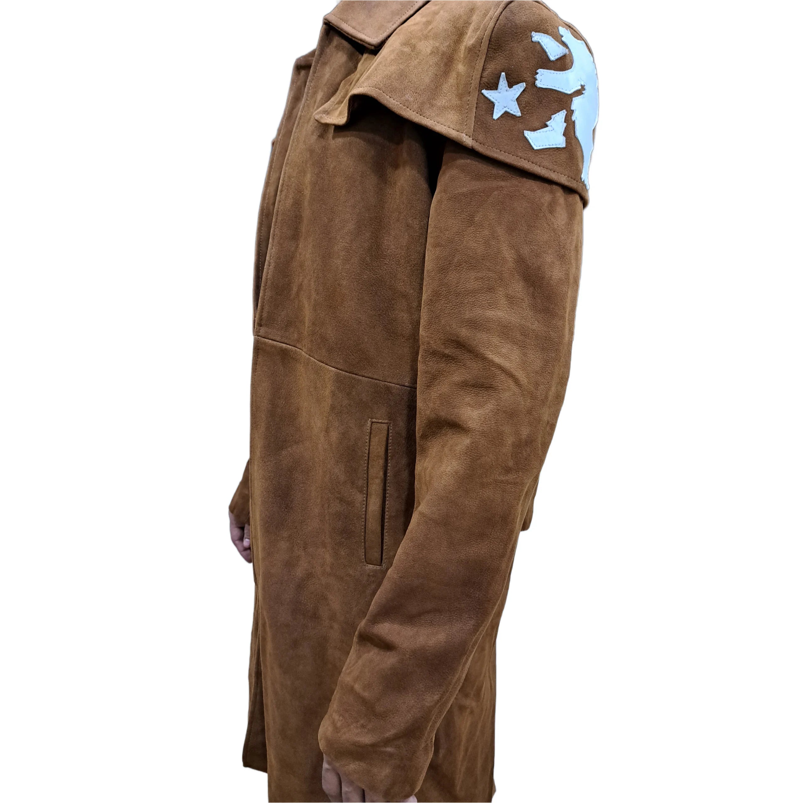 Veteran NCR Ranger Fallout A7 Duster Brown Trench Coat
