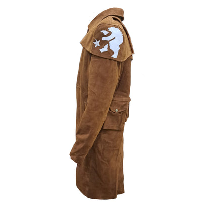 Veteran NCR Ranger Fallout A7 Duster Brown Trench Coat