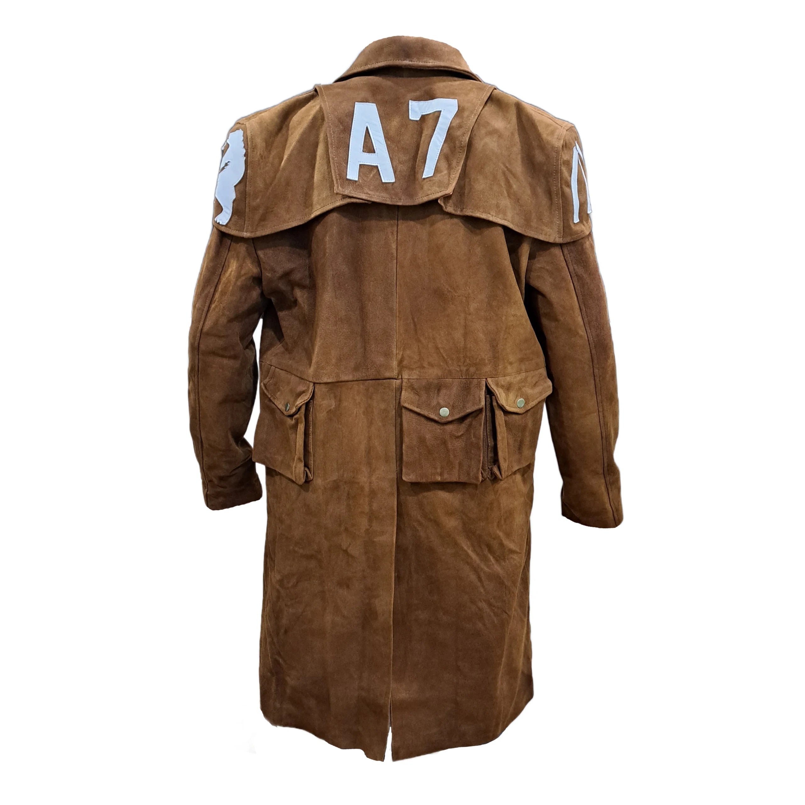 Veteran NCR Ranger Fallout A7 Duster Brown Trench Coat