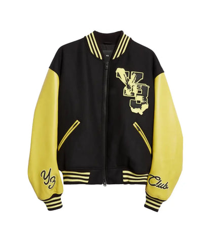 Yellow & Black Letterman Varsity Jacket