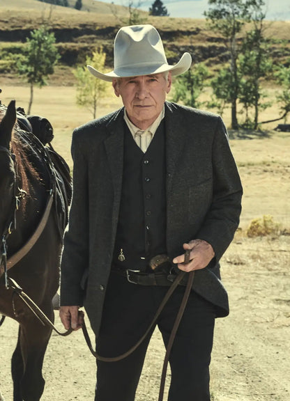 Yellowstone Harrison Ford 1923 Wool Blazer