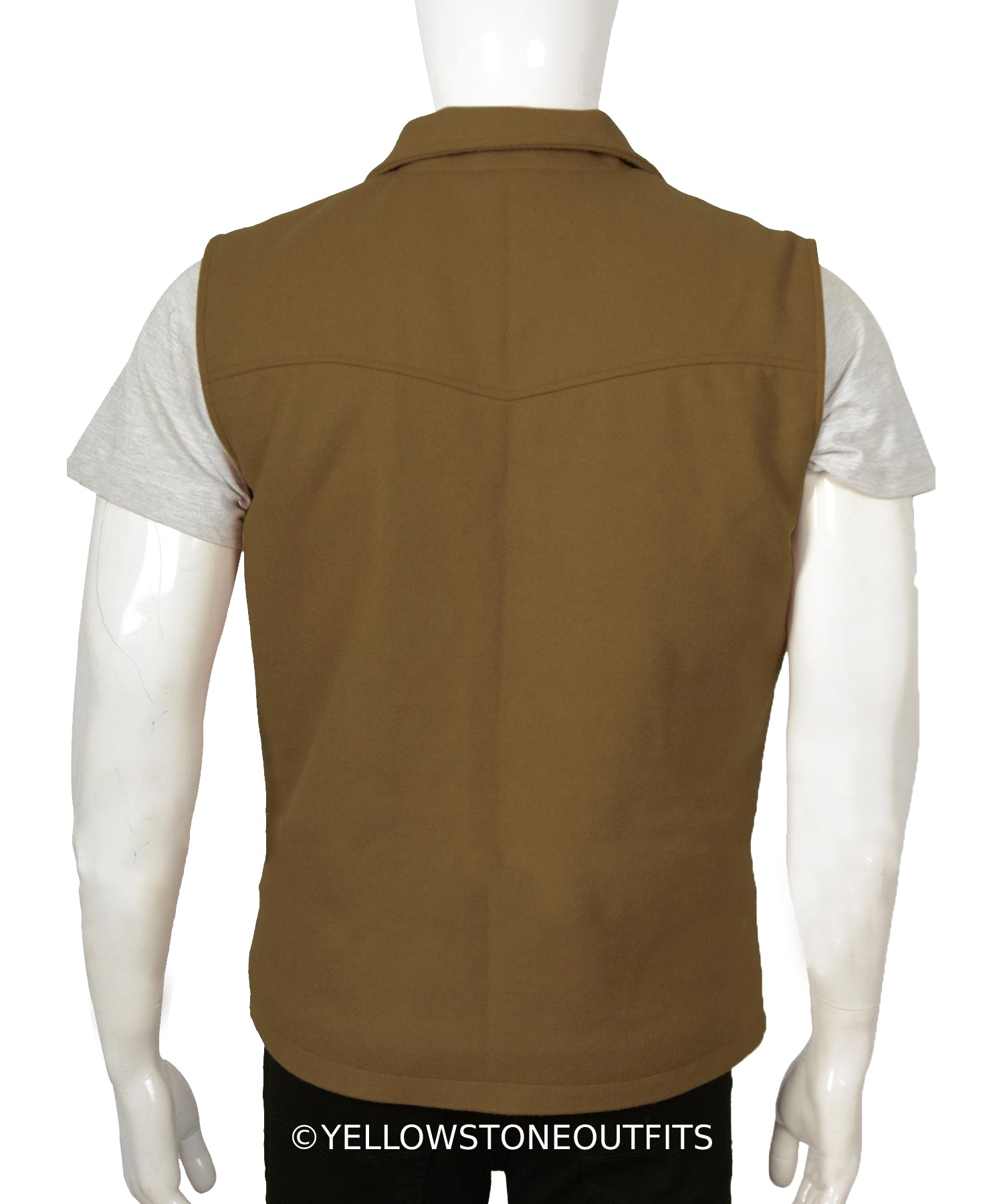 Yellowstone John Dutton Brown Vest