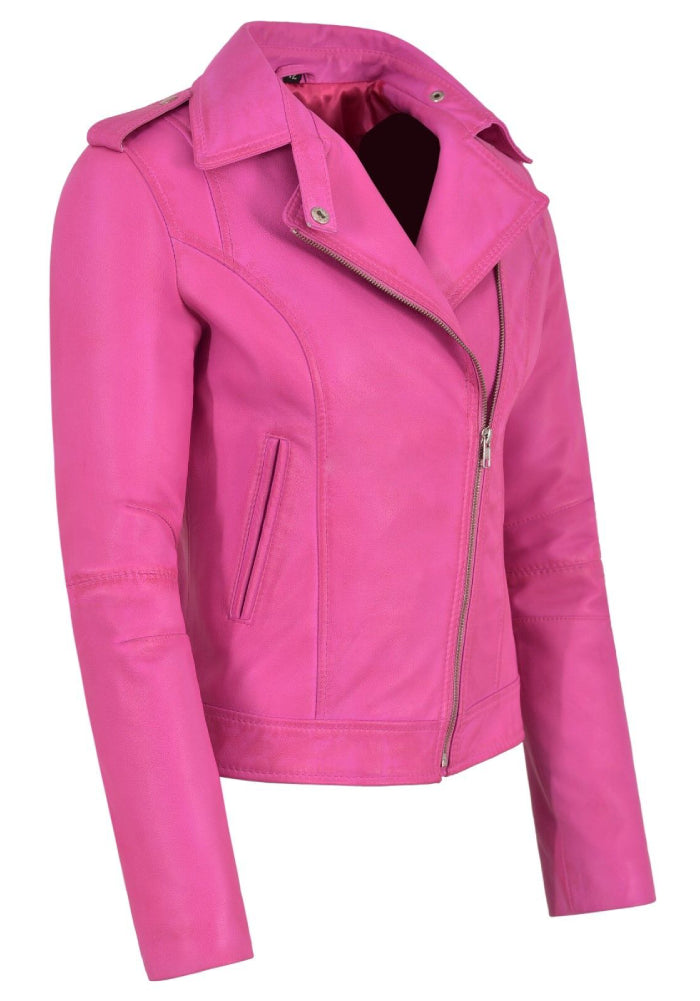 Margot Robbie Barbie Pink Leather Jacket