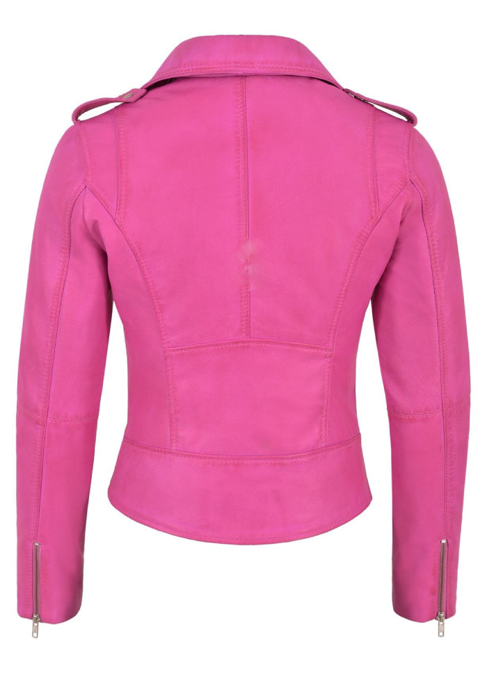 Margot Robbie Barbie Pink Leather Jacket